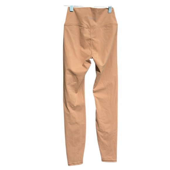 Paragon Orange Peach Full length Leggins Supersoft Squat Proof Size Small - Picture 3 of 9